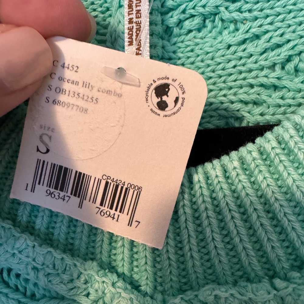 Free People Seafoam Cable Stitch Sleeveless Crew - Picture 5 of 5